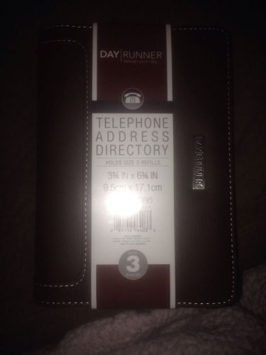 Day Runner® Polo Telephone Address Book #1123-0286 30D3X2