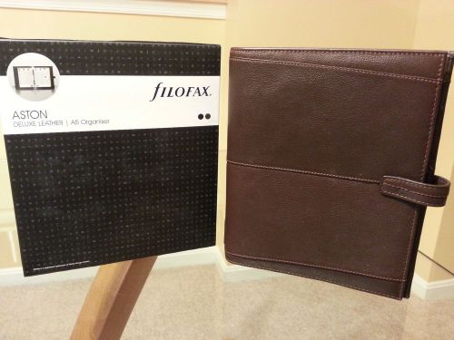 Filofax A5 Brown Aston