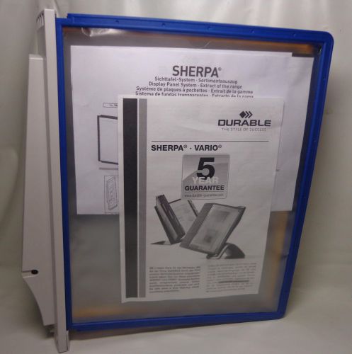 10 BORDER PANELS FOR DURABLE SHERPA VARIO REFRENCE DESKTOP DISPLAY PANEL SYSTEM