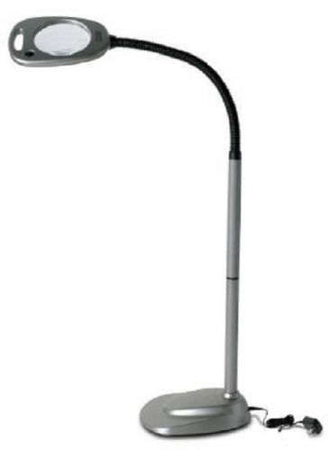 Mighty bright 12 super led floor light &amp; magnifier casual craft lamp battery for sale