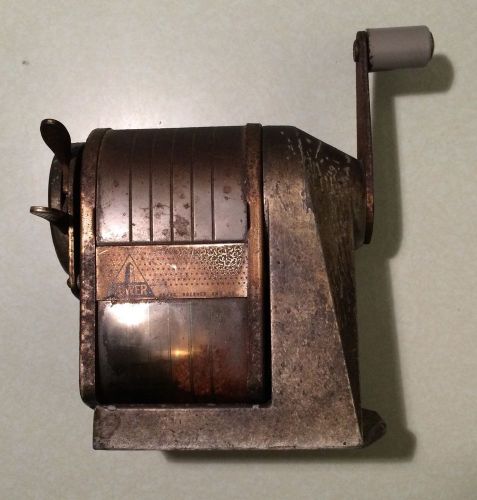 Sears Roebuck Vintage TOWER Metal Pencil Sharpener School House Style