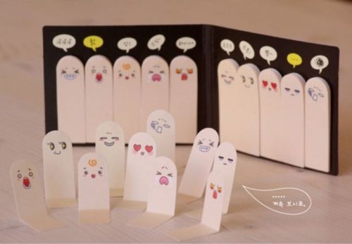 Creative 200Pcs Ten Fingers Sticker Post-it Bookmark Flag Lovely Sticky Note