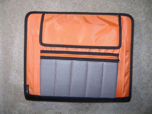 No boundaries 3&#034; Inch Zipper Binder  Organizer ORANGE OR BLUE