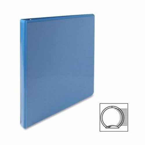 Sparco Round Ring View Binder, 1/2&#034;Capacity, 11&#034;x8-1/2&#034;, Light Blue (SPR19552)