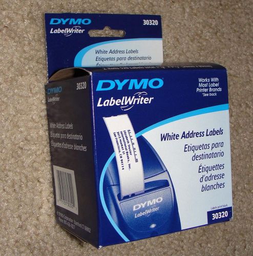 Dymo 30320 dymo labelwriter 520 white address labels 1 box 2 rolls dymo 450 more for sale