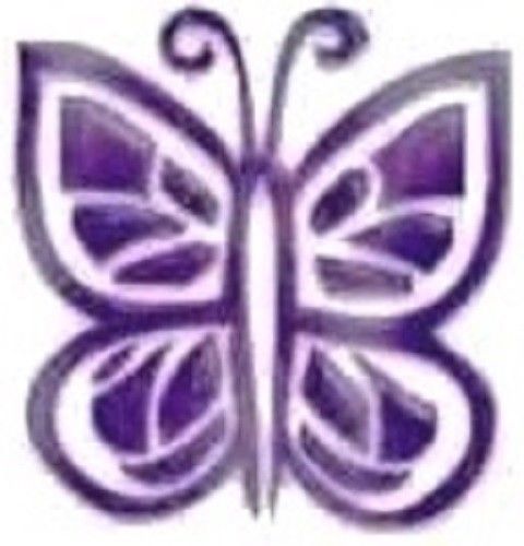 30 Custom Purple Butterfly Personalized Address Labels