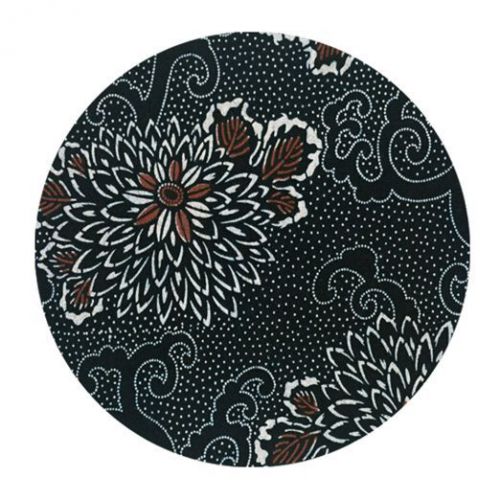 Custom Durable Round Mouse Pad Batik 005