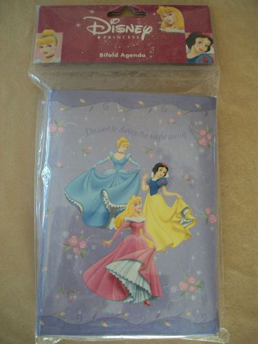 Purple Disney Princess Address And Bifold Agenda Book 6&#034; X 4&#034;, NEW IN PACKAGE!!!