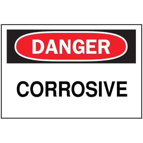 Danger Sign, 10 x 14In, R and BK/WHT, CRSV 22324