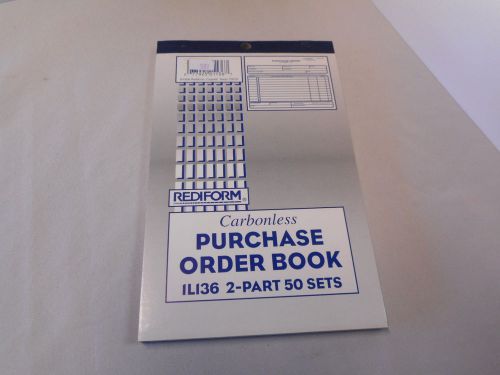 Rediform, Carbonless Purchase Order Book 1L136 2-Part 50 Sets