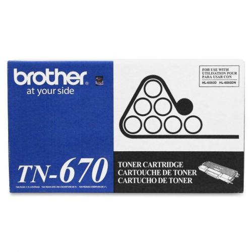 Brother int l (supplies) tn670 toner cartridge 7500 pgs for for sale
