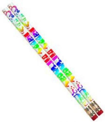 Pencil Happy Birthday Fiesta 12 Pack