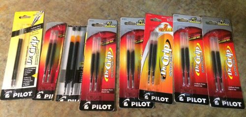 Pilot Med. Point Black Ink Dr. Grip Refills Lot 1