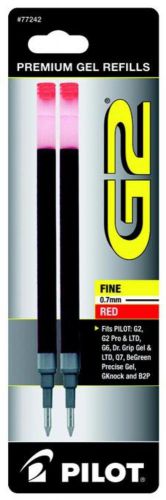 Pilot G2 Fine Point Pen Refill 2 Count Red