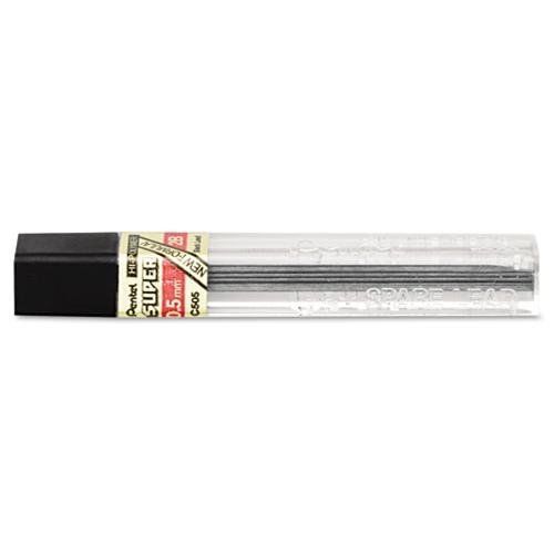 Pentel Super Hi-polymer Lead - 0.50 Mm - Fine Point - 2b - Black (C5052B)