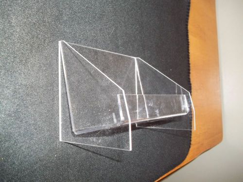 Clear Acrylic Brochure Holder rack 6x4.5x2.5&#034;