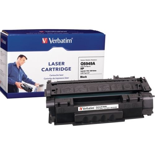 Verbatim HP Q5949A Compatible Toner Cartridge 1160 1320Laser 2500 Page 1 Pack