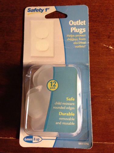 Safety 1st Ultra Clear Outlet Plugs 12ea