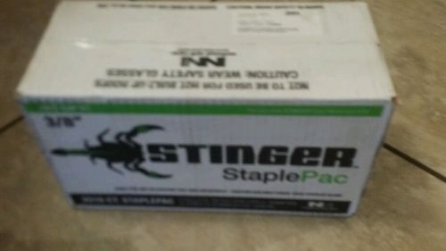 STINGER STAPLE PAC 3/8&#034; LENGTH 1&#034; DIAMETER CAPS 2016 CT