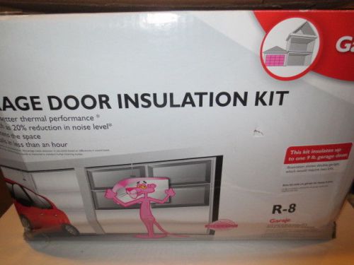 Owens Corning Garage Door Insulation Kit R-8 White Vinyl Facing 9&#039; x 7&#039; NEW