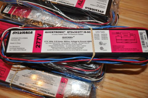 SYLVANIA Quicktronic QT2x32/277 IS-SC 2-Lamp Instant Start T8 Ballast (10 count)