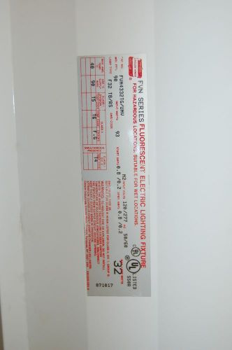 Explosion proof light fixture ---crouse hinds  fvn4332tg/unv for sale