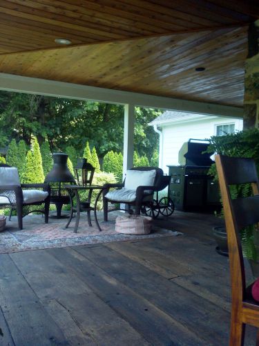 ANTIQUE, RECLAIMED Wide Barn Threshing Flooring