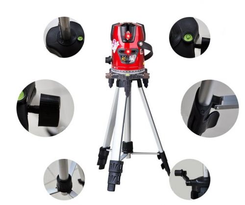 8line Rotary Laser Beam Self Leveling Interior Exterior Laser Level Kit W Tripod