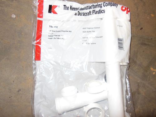 3 bags keeney end outlet-telescoping continuous waste duracraft plastic for sale