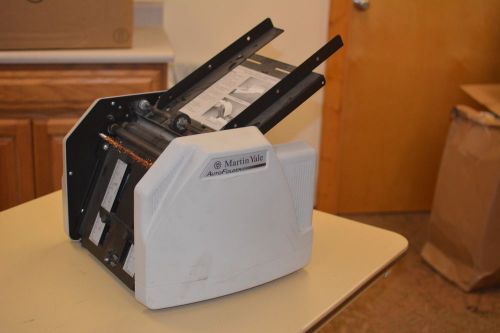 Martin Yale 1501X0 Autofolder Paper Folder, Single &amp; Double Fold, Good Condition