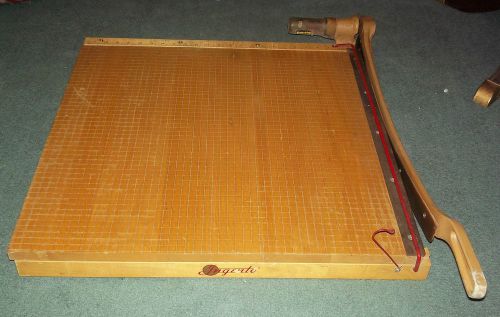 Ingento 24&#034; paper cutter model 1182 - nice big bed, excellent blade for sale