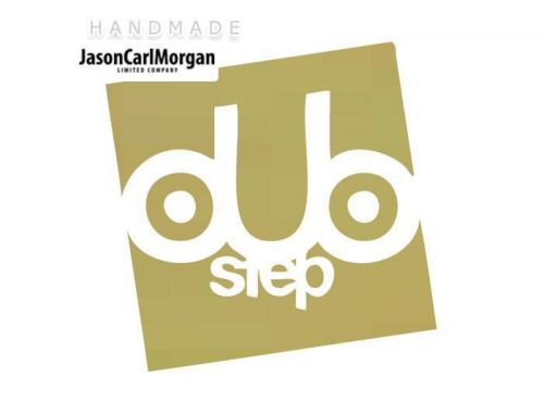 JCM® Iron On Applique Decal, Dubstep Gold