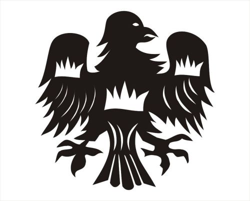 2X Eagle Silhouette Vinyl Sticker Decal Car Truck Bumper Laptop FAC - 1347 B