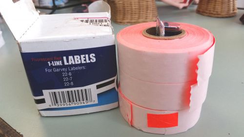 Garvey 1-Line Line Labels Ink Roller Included 090945