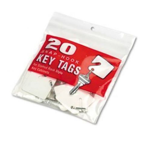 MMF IndustriesTM Slotted Rack Key Tags TAG RACK KEY 20/PK WE (Pack of10)