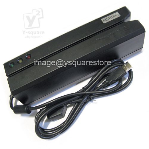 Msr606 hicoloco 1-3 track magstripe pvc id credit card usb encoder reader msr206 for sale