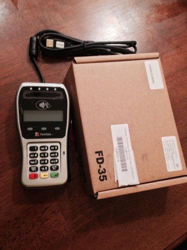 FIRST DATA FD-35 PIN PAD, CREDIT/DEBIT/GIFT CARD SCANNER @ CHIP READER