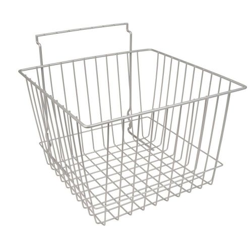 12&#034; X 12&#034; X 8&#034;H Deep Slatwall Basket 3 Pcs - Chrome - Fits All Slat Panels