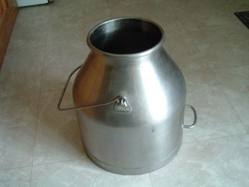 Delaval stainless steel milker milk can bucket milking SS cow goat NICE!