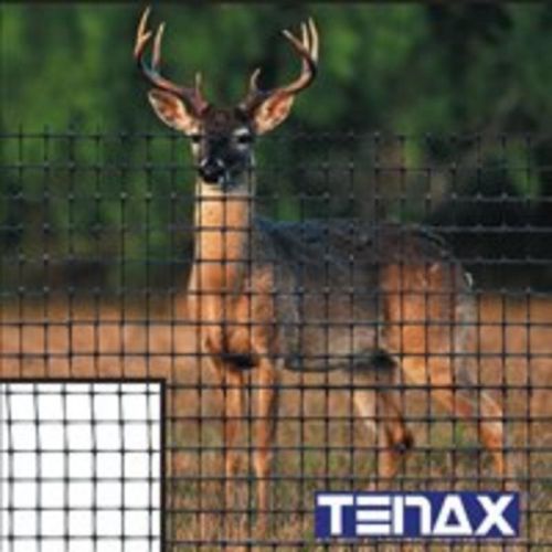 Fence Fold Deernet 7Ft Plstc TENAX CORP Garden Fence 2A040006 Black Plastic