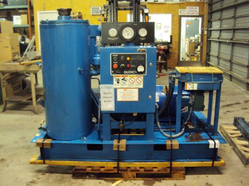 QUINCY 40 HP VACUUM PUMP SYSTEM QSV140ANN3H (USED)