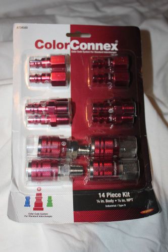 Colorconnex coupler &amp; plug kit - red for sale