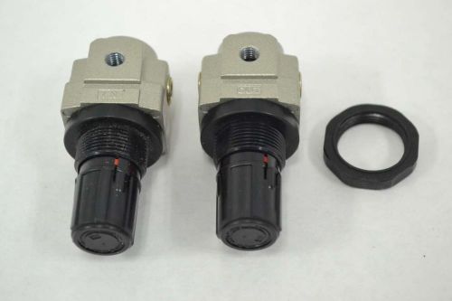 Lot 2 new smc ar10-m5h-z 7~100psi pneumatic regulator b365642 for sale