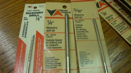 MASONRY DRILL BITS