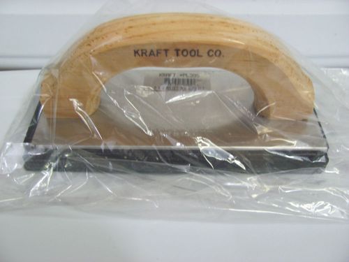 New kraft pl395 8&#034; x 4&#034; molded black rubber float wood handle masonry pl-395 for sale