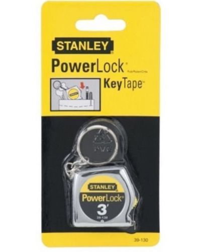 Stanley PowerLock KeyTape / Measuring Tape Keychain - 3ft, for the tacklebox