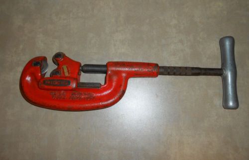 RIDGID No. 2 A 1-2 PIPE CUTTER Rigid Plumbing Tool 1/8 to 2 USA MADE