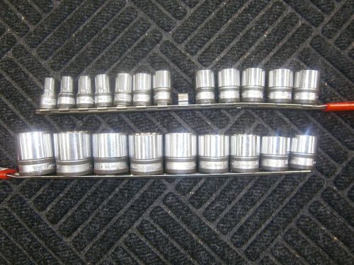 Snap-On 21 PC Socket Set Model 323SWM