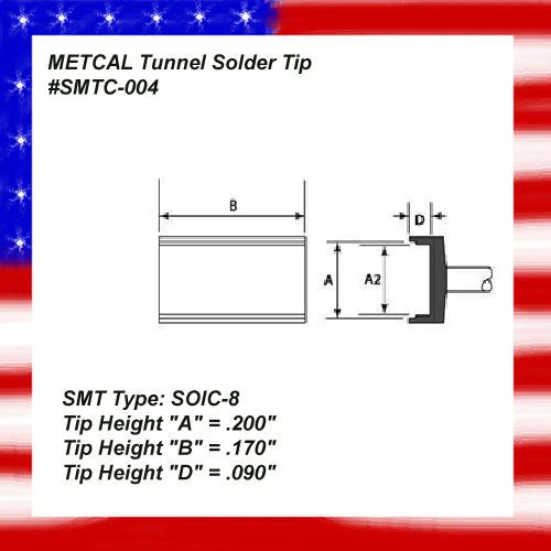 Metcal smtc-004 soldering replaceable tip cartridge new electronics solder iron for sale