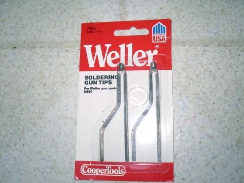 Replacement Pack of 2 Soldering Gun Tips for Weller Model D550 7250 No.47571